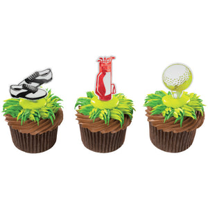 A Birthday Place - Cake Toppers - Golf DecoPics®
