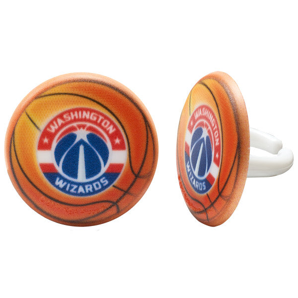 NBA Washington Wizards Team Basketball Cupcake Rings