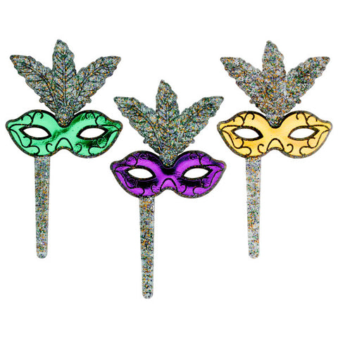 Mardi Gras Glitter Mask DecoPics®