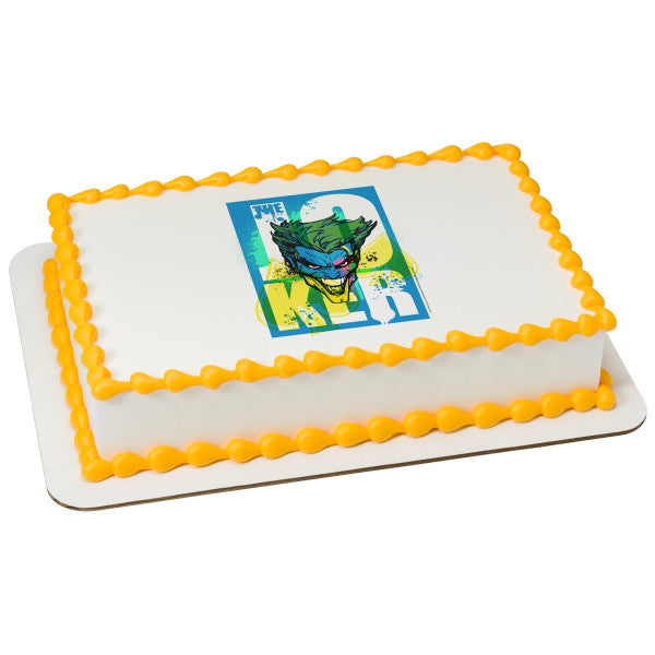Batman™ The Joker Edible Cake Topper Image