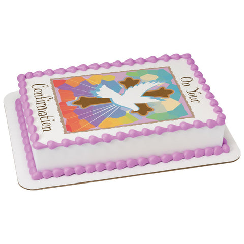 A Birthday Place - Cake Toppers - On Your Confirmation Edible Cake Topper Image