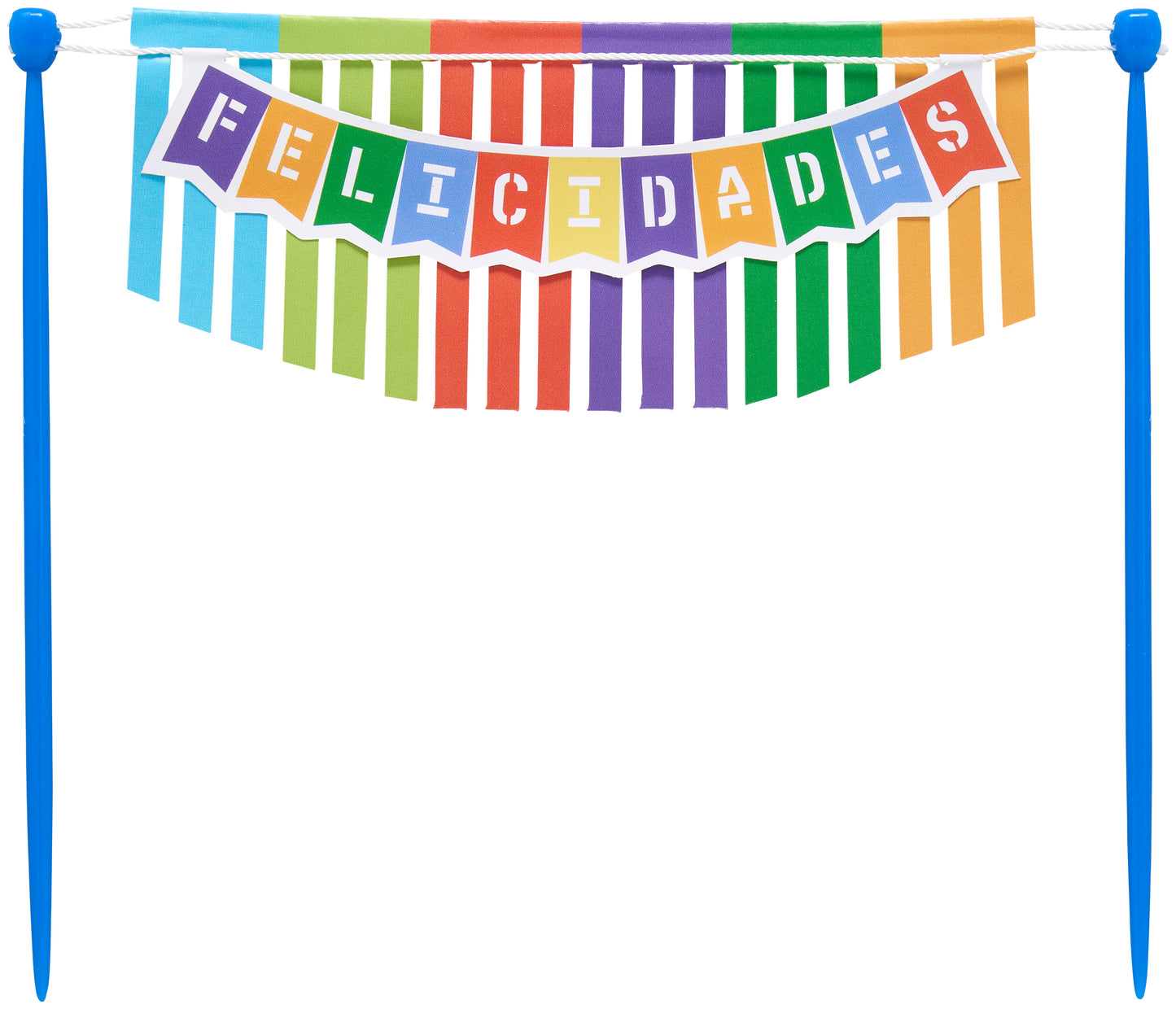 Felicidades ¡Felicidades! Banner Postre Layon Topper