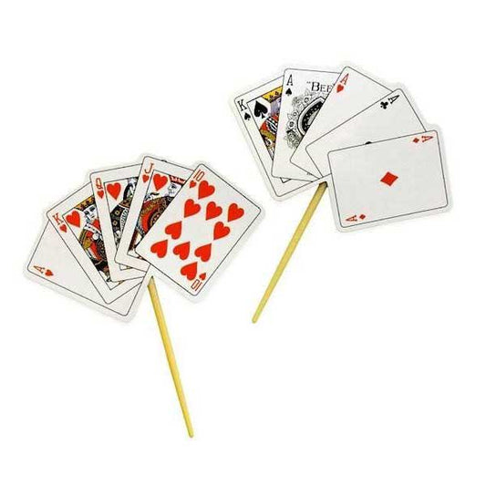 Playing Cards Cupcake Picks