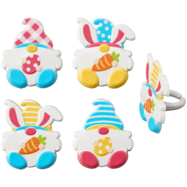 Easter Gnome Cupcake Rings