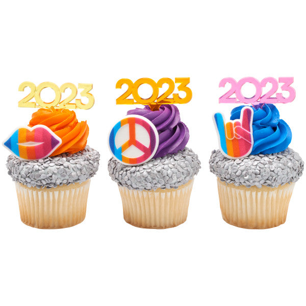 Surtido de discotecas brillantes Decoraciones Dec-Ons®