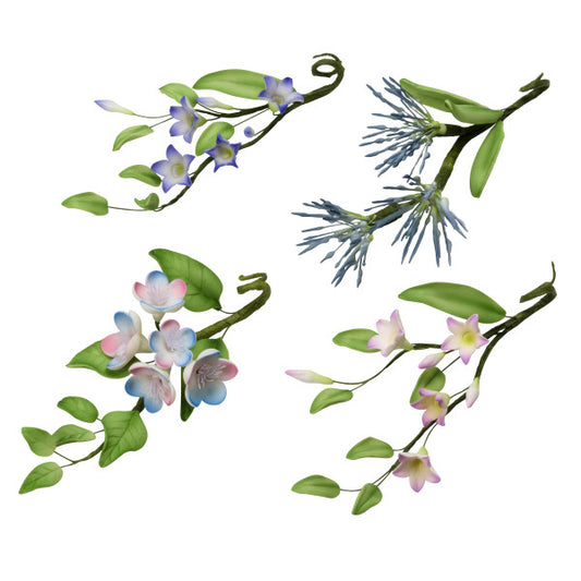 Petite Fleur Assortment Gum Paste Sprays