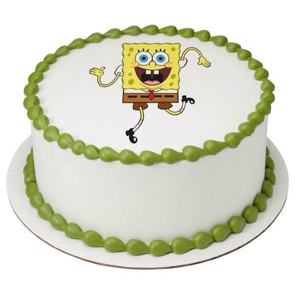 SpongeBob SquarePants™ Wacky Edible Cake Topper Image