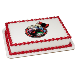 Batman™ Harley Quinn Edible Cake Topper Image