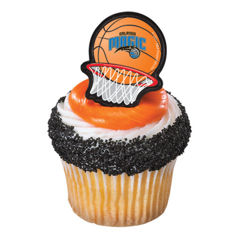 NBA Team Net Cupcake Rings - Orlando Magic (12 pieces)