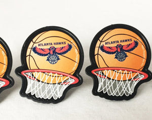 NBA Team Net Cupcake Rings - Atlanta Hawks (12 pieces)