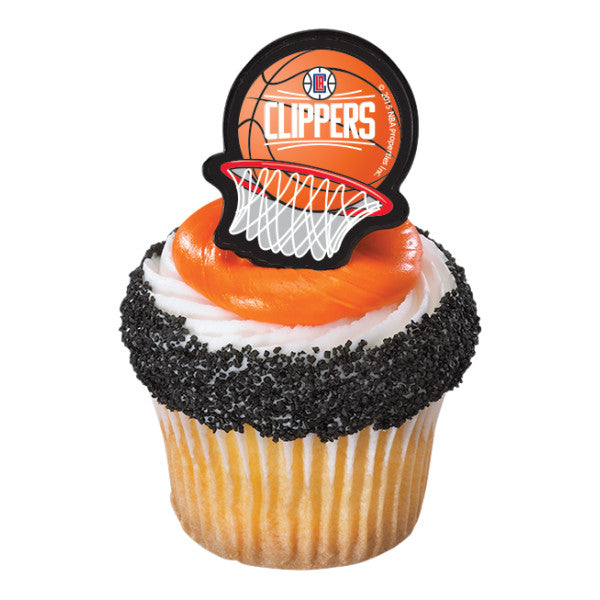 NBA Net Cupcake Rings - Los Angeles Clippers (12 pieces)