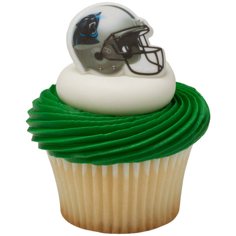 NFL Carolina Panthers Cake Printed Rings (6 count)