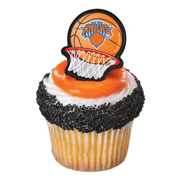 NBA Team Net Cupcake Rings - New York Knicks (12 pieces)