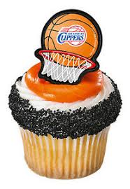 NBA Team Net Cupcake Rings - Los Angeles Clippers (12 pieces)