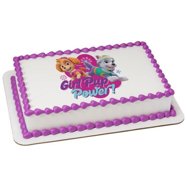 A Birthday Place - Cake Toppers - Paw Patrol Girl Pup Power Edible Cake Topper Image