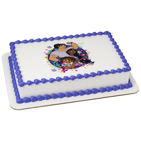 Disney Encanto Sister Goals Edible Cake Topper Image