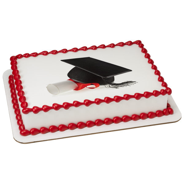Graduation Hat Edible Cake Topper Image