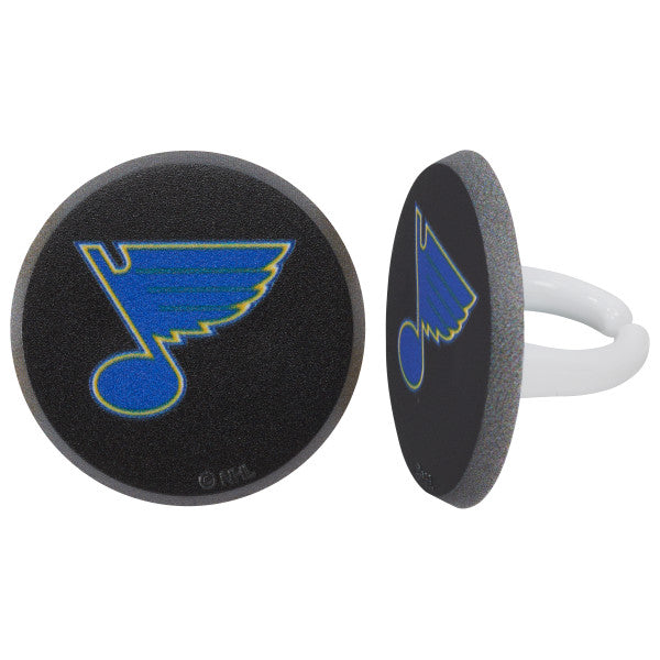 NHL® Puck Team Logo Cupcake Rings