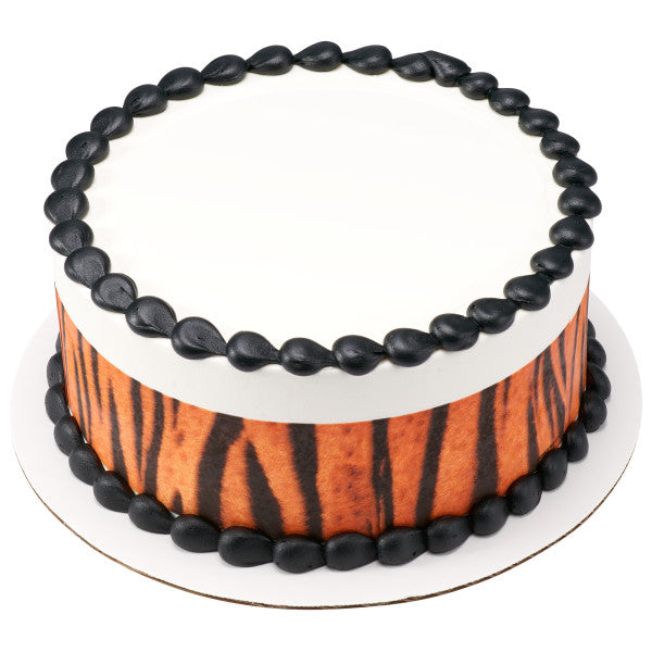 Siberian Tiger Edible Cake Topper Image Strips