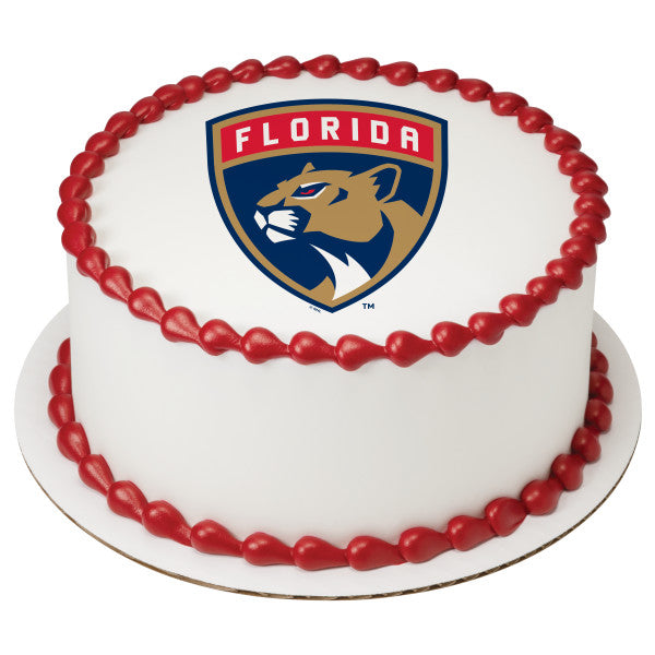 NHL® Florida Panthers Team Edible Cake Topper Image