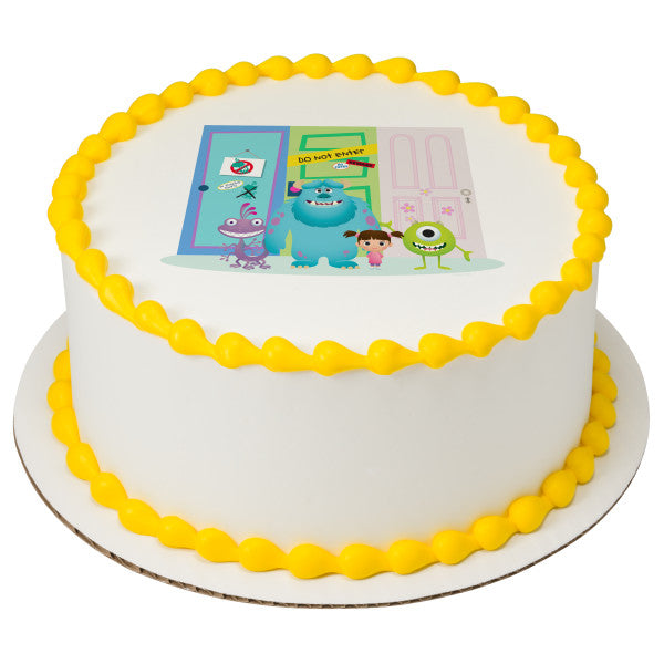 Disney/Pixar Monsters Inc. Mike and Sulley Edible Cake Topper Image