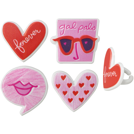 Gal Pals Cupcake Rings