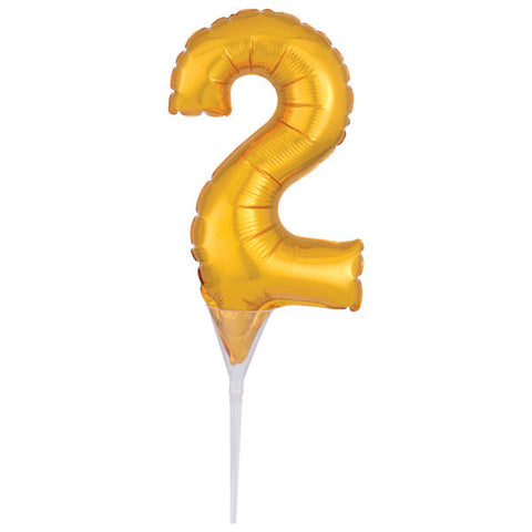 Inflatable Gold Numeral 2 Anagram® Cake Pic