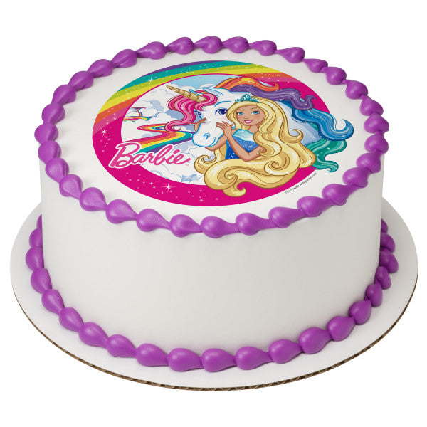 Barbie™ Dreamtopia Imagine Edible Cake Topper Image