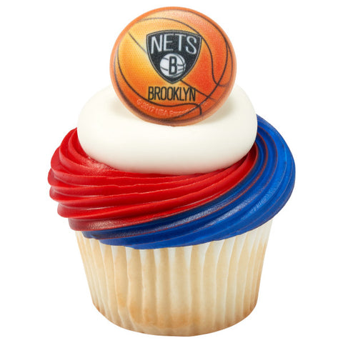 NBA Brooklyn Nets Cupcake Rings