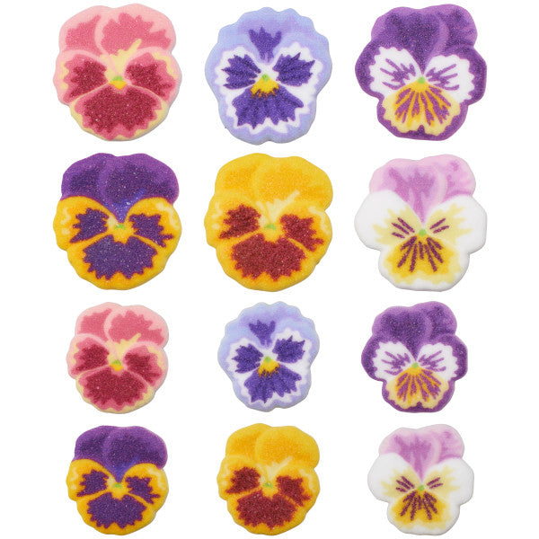 Pansy Assortment Dec-Ons® Decorations