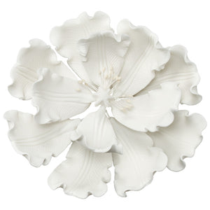 White Peony Gum Paste Flowers