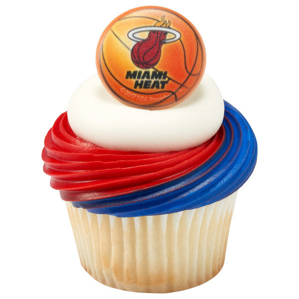 NBA Miami Heat Cupcake Rings