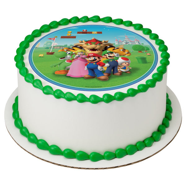 Nintendo Super Mario™ Edible Cake Topper Image – A Birthday Place