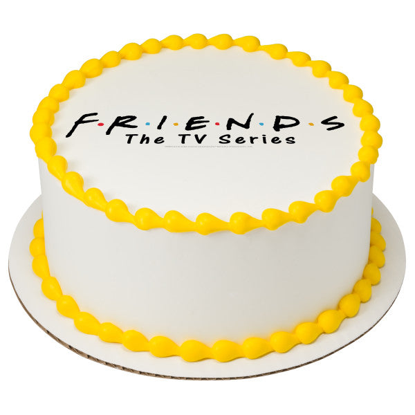 Friends Logo Edible Cake Topper Image
