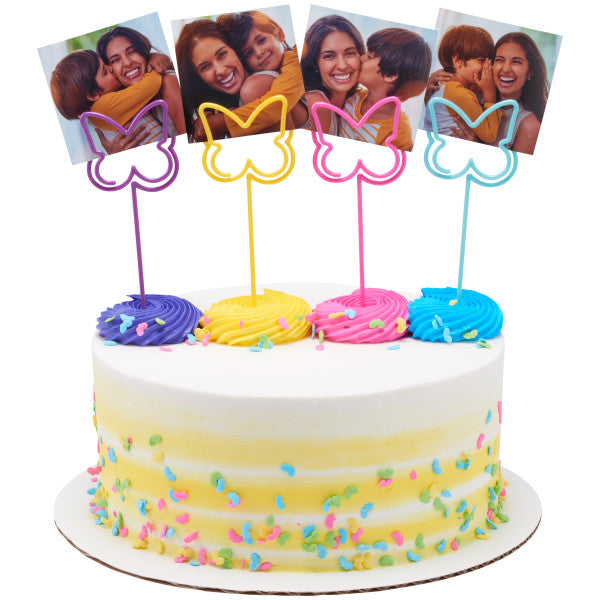 Pincho de mariposa Postres Bebidas Craft Pick Topper