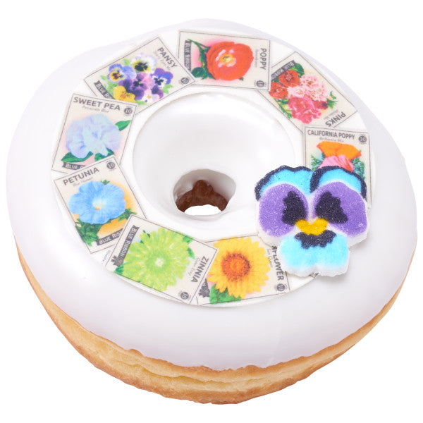 Marco de imagen de decoración para tarta bastante comestible