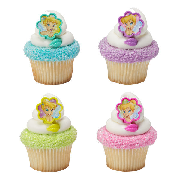 A Birthday Place - Cake Toppers - Tinker Bell I Believe in Fairies Cupcake Rings