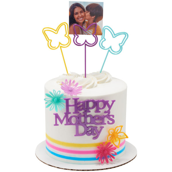 Pincho de mariposa Postres Bebidas Craft Pick Topper