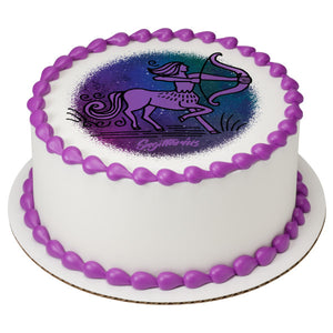 Sagittarius Edible Cake Topper Image
