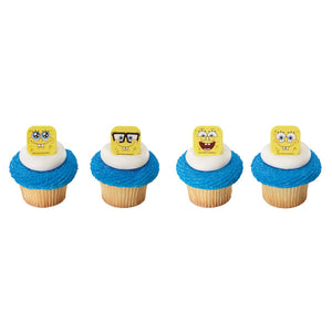 SpongeBob SquarePants™ Mood Faces Cupcake Rings