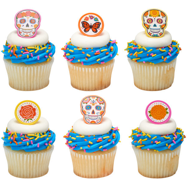 Día de los Muertos Assortment Cupcake Rings