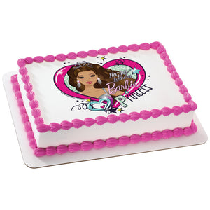 A Birthday Place - Cake Toppers - Barbie„¢ Party Princess Edible Cake Topper Image