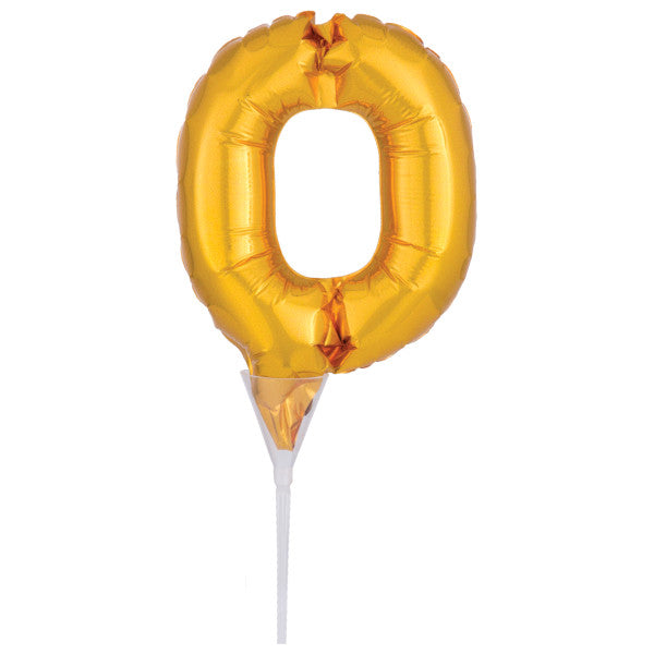 Inflatable Gold Numeral 0 Anagram® Cake Pic