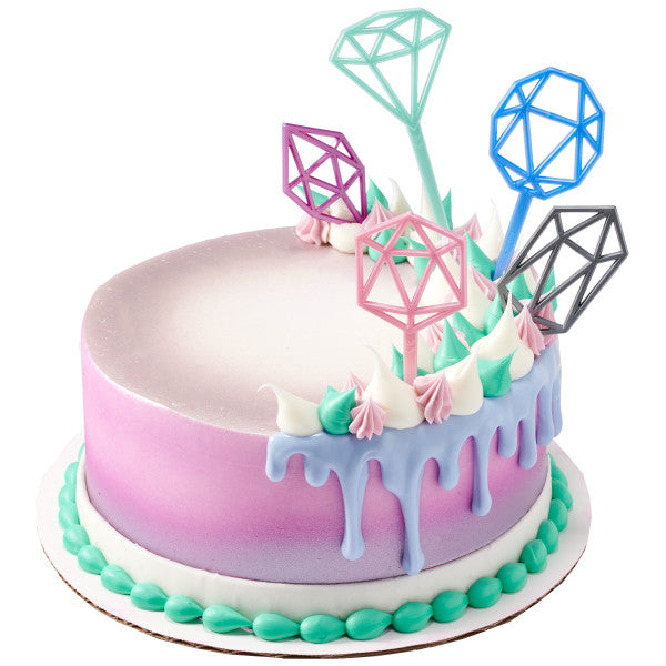 Pastel Geometric Cake Kit