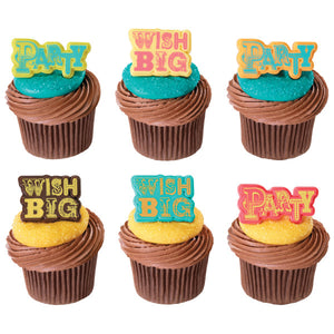 Party & Wish Big Cupcake Rings