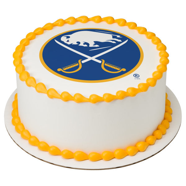 NHL® Buffalo Sabres Edible Cake Topper Image