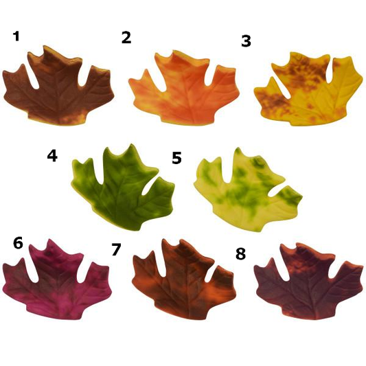 Fall Leaves Assortment Gum Paste Layon