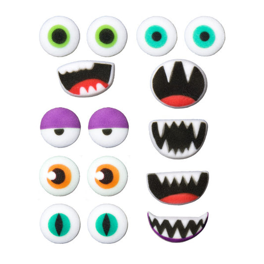 Monster Face Assortment Dec-Ons® Decorations