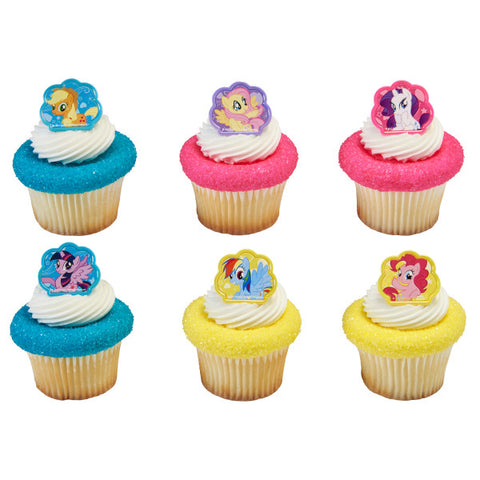 A Birthday Place - Cake Toppers - My Little Pony Cutie Beauty Cupcake Rings