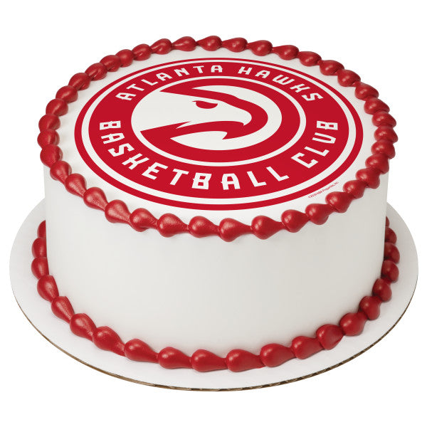 NBA Atlanta Hawks Edible Cake Topper Image